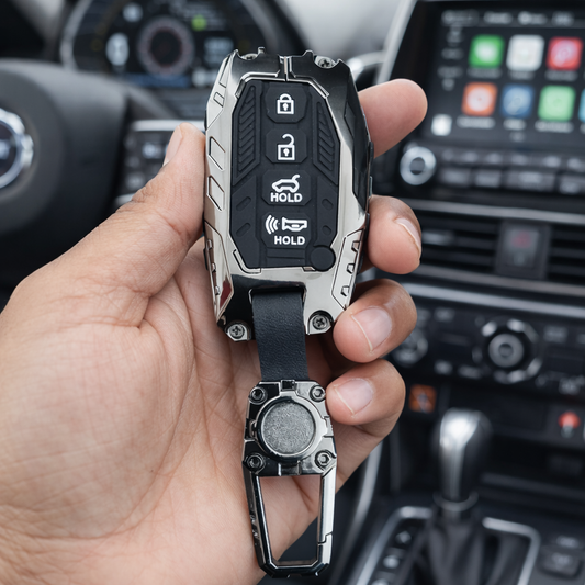 Hyundai: i20, Creta, Venue, Tucson, Alcazar, Grand i10, Verna, Xcent, Aura, Elantra 4 button Smart Key cover