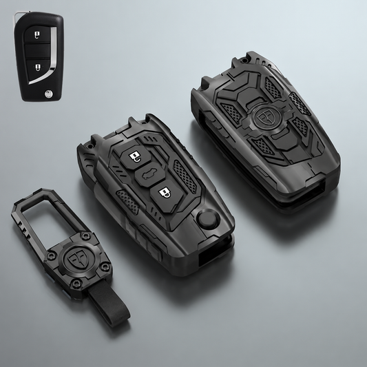 Transformer Car Key Cover Compatible for Toyota Innova Crysta | Corolla Altis Flip Key (2 Button)