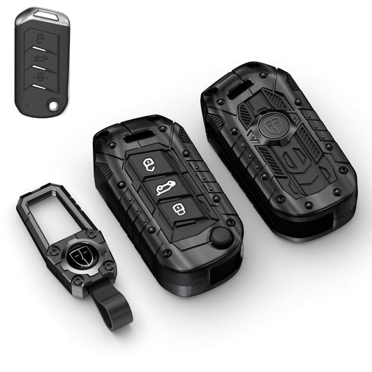 Mahindra: Thar, Bolero, Scorpio, Scorpio-N, XUV700, XUV400, XUV3x0, XUV300, TUV300, Marazzo 3 button flip Key cover