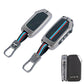 Metal Silicone Key Cover Compatible for Kia Carens Clavis, Seltos, Sonet 2023 facelift (4 Button Smart Key)