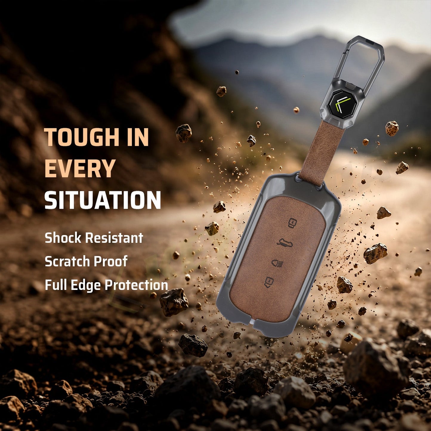 Tata Sierra Smart Plus, Pure Varient metal leather car key cover