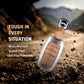 Metal Leather Brown kia : Seltos, Sonet, Carens, Seltos x line, Carnival (4 button smart key)