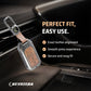 Metal Leather Brown Car Key Cover Compatible For Honda : City, Civic, Jazz, Brio, Amaze, Cr-v, Wr-v, Br-v, Mobilio (4B Smart Key)