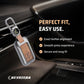 Metal Leather Key Cover Compatible For Suzuki : Swift, Dzire, Baleno, Ertiga, Vitara, Brezza, Fronx, Jimny XL6, & Toyota: Glanza, Urban Cruiser Hyryder