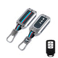 Metal Silicone Key Cover Compatible For Honda: City, Civic, Jazz, Brio, Amaze, Cr-v, Wr-v, Br-v, Mobilio 3 Button Smart Key