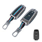 Metal Silicone Key Cover Compatible for Ford Ecosport | Endeavour | Freestyle | Aspire | Figo (2 button Smart Key)