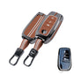 Metal Key Cover Compatible For Toyota: Innova Crysta, HyCross, Hilux, Fortuner, Legender, Land Cruiser, Camry (3 button smart key)