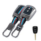 Metal Silicone Key Cover Compatible for Hyundai Grand i10 | Santro (2 Button Key)