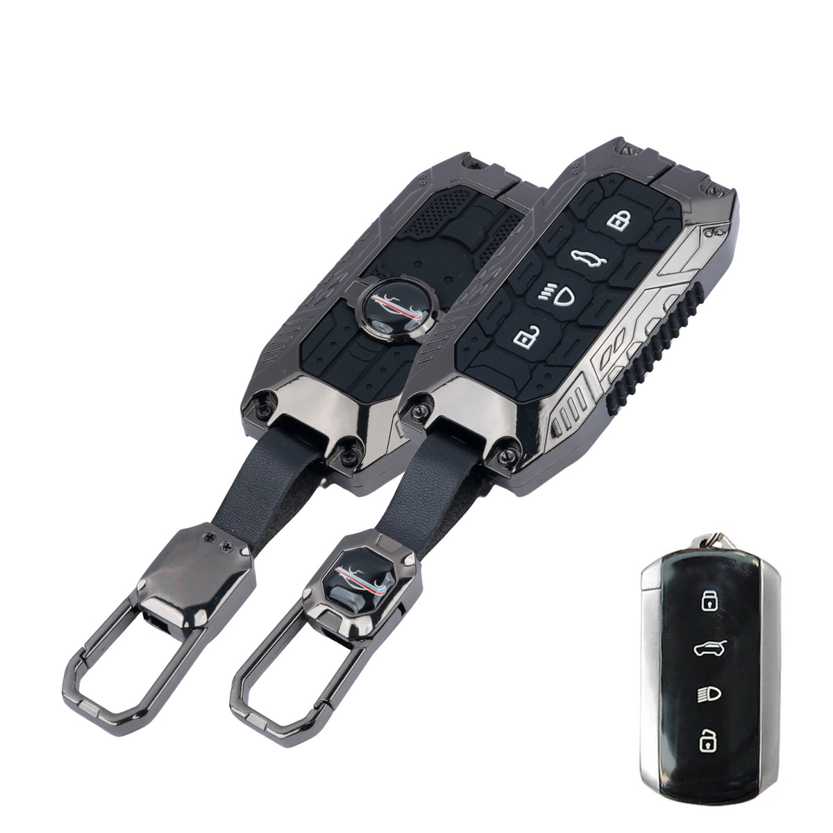 Transformer Car Key Cover Compatible For Tata Sierra 2025, Curvv, Curvv EV (4 Button Smart Key)