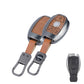 Metal Leather key cover Compatible for Mercedes Benz : GL Series | S - Class | C - Class | M - Class | 3 Button Smart Key