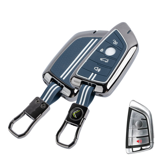 metal silicon Car Key Cover Compatible For BMW X1, X3, X6, X5, 5 Series, 6 Series, 7 Series