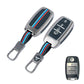 Metal Silicone Key Cover Compatible for kia : Seltos, Sonet, Carens, Seltos x line, Carnival (4 button smart key)