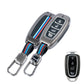 Metal Silicone Key Cover Compatible for New Hyundai New Verna | Verna 2020 Smart Key (4 Button Smart key)