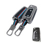 Metal Silicone Key Cover Compatible for Toyota Innova Crysta | Corolla Altis Flip Key (2 Button)