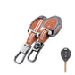 Metal Sapphire Key Cover With Key Chain Compatible with Toyota : Innova, Fortuner 2 button remote key