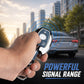 Metal Silicone Car Key Cover Compatible For Mercedes Benz : GL Series | S - Class | C - Class | M - Class | 3 Button Smart Key