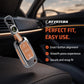 Metal Key Cover Compatible For Skoda : Octavia, Fabia, Laura, Superb, Rapid, Yeti & Volkswagen : Polo, Vento, Jetta, Ameo(3 Button Flip Key)