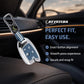 Metal Sapphire Key Cover With Key Chain Compatible with Suzuki Nippon 3-Button Smart Key