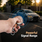 Metal Leather Car Key Cover Compatible for MG COMET EV Electric 3 Button Smart Key