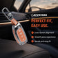 Metal Key Cover Compatible For Hyundai: i20, Creta, Venue, Tucson, Alcazar, Grand i10, Verna, Xcent, Aura, Elantra (4 button Smart Key)