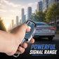 Metal Key Cover With Key Chain Compatible with BMW X-Series | M-Series | 3-Series | 5-Series | 7-Series 4 Button Smart Key