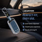 Metal Silicone Car Key Cover Compatible For Jeep Compass, Jeep Compass Trailhawk Smart Key