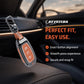 Metal Sapphire Key Cover With Key Chain Compatible with Hyundai : i20, Kona, Verna 2018 onwards (3 button smart key)
