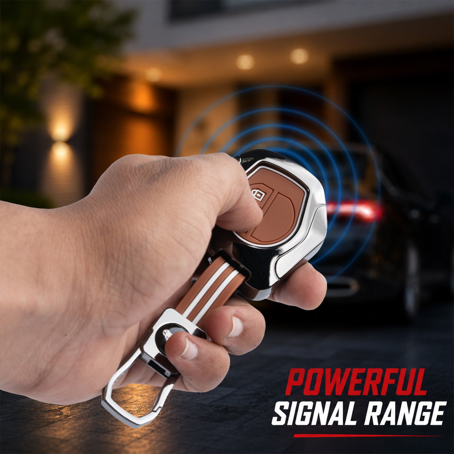 Metal Key Cover Compatible For Suzuki: Swift, Dzire, WagonR, Brezza, Grand Vitara, Fronx, Jimny, XL6, Ignis, Ertiga, Baleno,Celerio,Ciaz