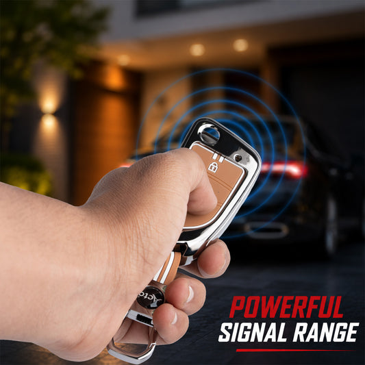 Metal Key Cover With Key Chain Compatible With B29 Model Universal Flip Key