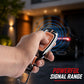Metal Sapphire Key Cover With Key Chain Compatible with Hyundai : i20, Kona, Verna 2018 onwards (3 button smart key)