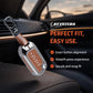 Metal Key Cover Compatible For Mahindra: Thar, Bolero, Scorpio, Scorpio-N, XUV700, XUV400, XUV3x0, XUV300, TUV300, Marazzo (3 button flip key)