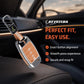 Metal Sapphire Key Cover With Key Chain Compatible withKia Seltos, Kia Sonet,Kia Carens (3 Button Flip Key)