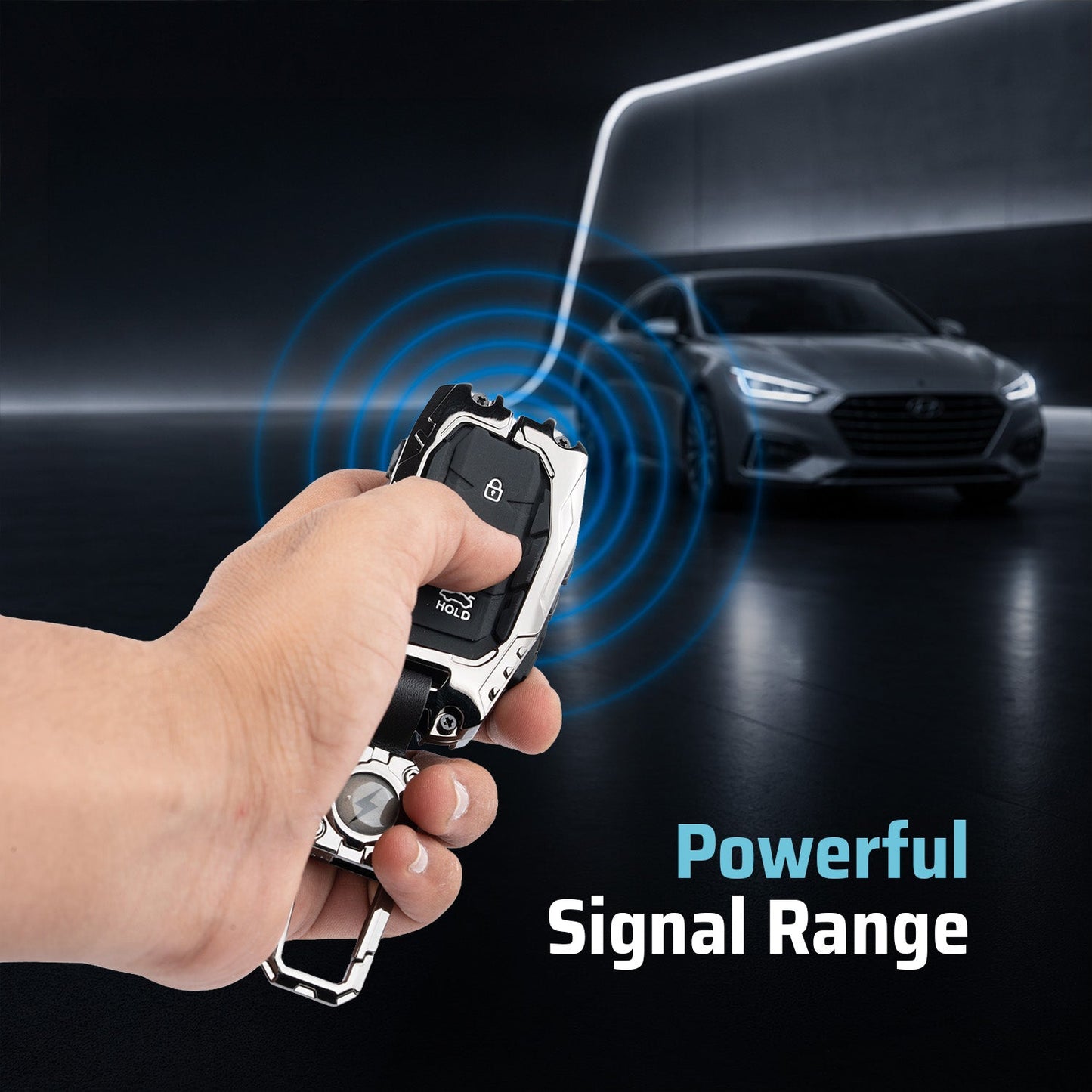 Transformer Metal Key Cover Compatible For Hyundai: i20, Creta, Venue, Tucson, Alcazar, Verna, Xcent, Aura, Elantra, Nios, I-10 Grand,Exter