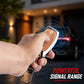 Metal Sapphire Key Cover With Key Chain Compatible with Hyundai: i20, Verna 2023 onwards (4 button smart key)