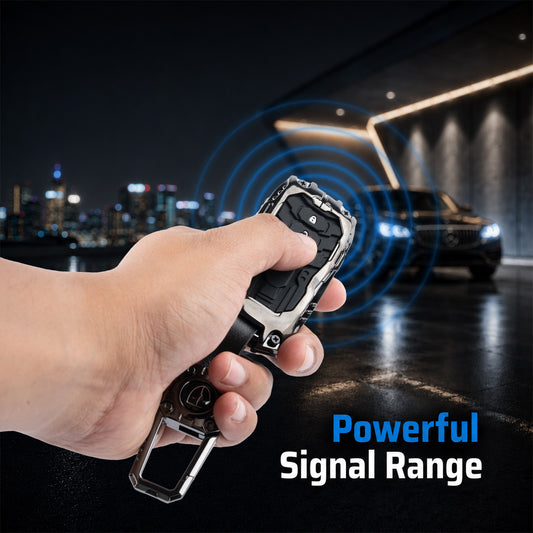 Metal Transformer Key Cover Compatible For Honda: City, Civic, Jazz, Brio, Amaze, Cr-v, Wr-v, Br-v, Mobilio 3 Button Smart Key