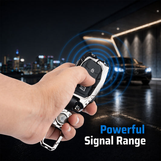 Transformer Metal Key Cover Compatible For Hyundai: i20, Creta, Venue, Tucson, Alcazar, Verna, Xcent, Aura, Elantra, Nios, I-10 Grand,Exter