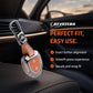 Metal Sapphire Key Cover With Key Chain Compatible with Toyota : Innova, Fortuner 2 button remote key
