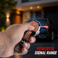 Metal Sapphire Key Cover With Key Chain Compatible with Toyota : Innova, Fortuner 2 button remote key