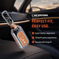 Metal Sapphire Key Cover With Key Chain Compatible with Honda : City, Civic, Jazz, Brio, Amaze, Cr-v, Wr-v, Br-v, Mobilio (4B Smart Key)