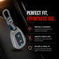 Metal Silicone Key Cover Compatible for Renault Triber | Kwid | Duster | Datsun redi-GO Flip type Key