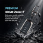 Metal Transformer Key Cover Compatible For Honda: City, Civic, Jazz, Brio, Amaze, Cr-v, Wr-v, Br-v, Mobilio 3 Button Smart Key
