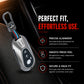 Metal Silicone Car Key Cover Compatible For New Mercedes Benz Maybach | S Class | E Class (3 Button Smart Key)