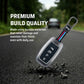 Metal Silicone Key Cover Compatible for Kia: Seltos, Sonet, Carens, Carnival (4 Button Smart Key)