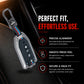 Metal Silicone Key Cover with keychain Compatible For Mahindra XEV 9e, BE 6e & 7XO (6 Button)