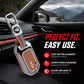 Metal Key Cover Compatible For Suzuki:Swift, Dzire, Baleno, Ertiga, Grand Vitara, Brezza, Fronx, Jimny XL6, & Toyota:Glanza, Urban Cruiser Hyryder