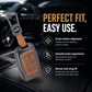 metal Leather Car Key Cover Compatible For Land Rover | Range Rover | Jaguar 5 Button Smart Key