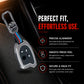 Metal Silicone Key Cover Compatible for Suzuki Nippon 3-Button Smart Key