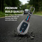 Metal Silicone Key Cover Compatible for Renault Triber | Kwid | Duster | Datsun redi-GO Flip type Key