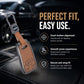 Metal Leather Key Cover For Audi Q5, A5, A8, Q7, A4, A6 (3 button smart key)