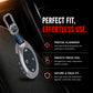 Metal Silicone Car Key Cover Compatible For Hyundai Venue 2026 3-Button Smart Key